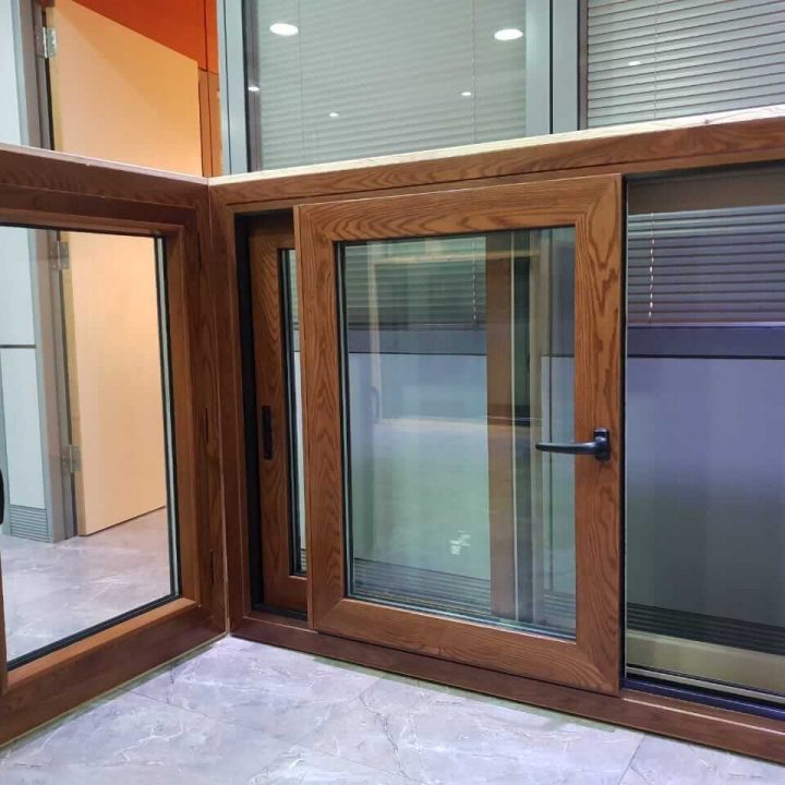 hinged System COMPOSITE ALUMINUM WOOD SECTION hinged SYSTEM